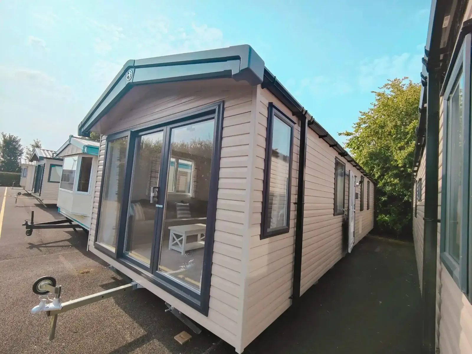 2023 Swift Ardennes exterior view with patio doors
