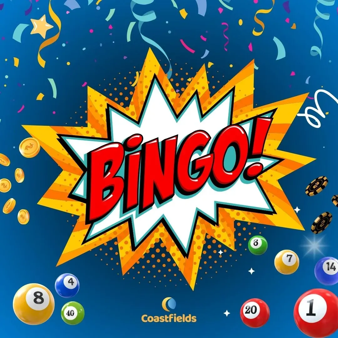 Bingo - blue background