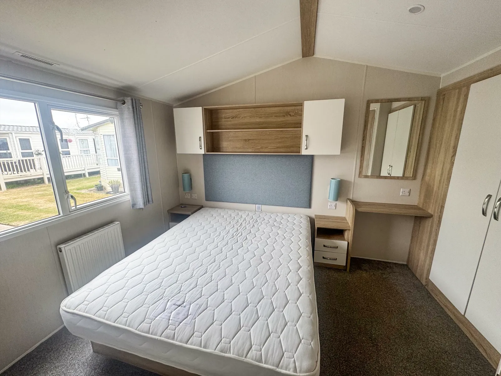 Master bedroom in the 2020 Willerby Sienna holiday home