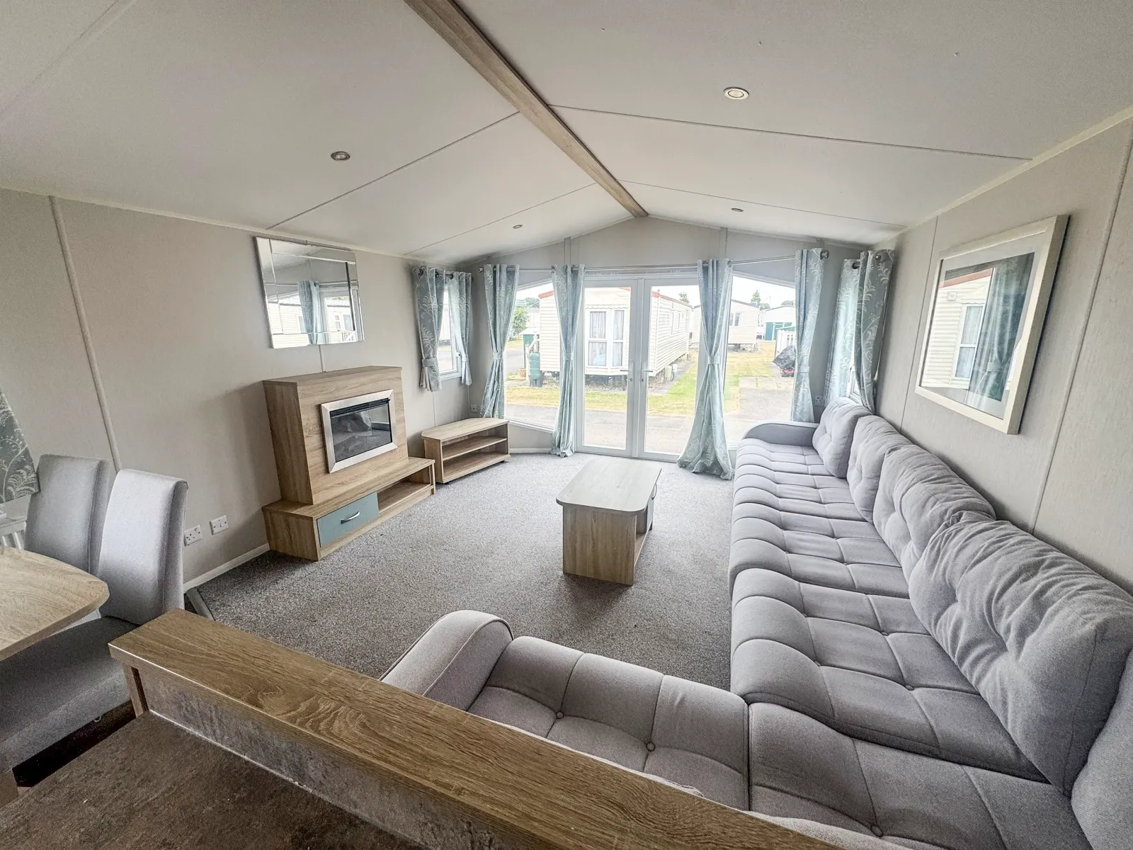 Dining area inside the 2020 Willerby Sienna at North Shore Holiday Park