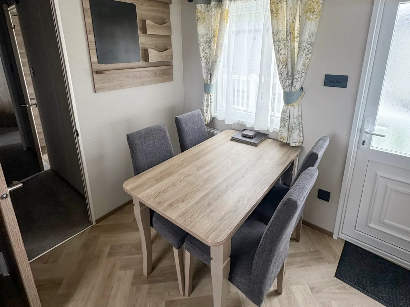 Dining area in the 2023 ABI Ingleton holiday home