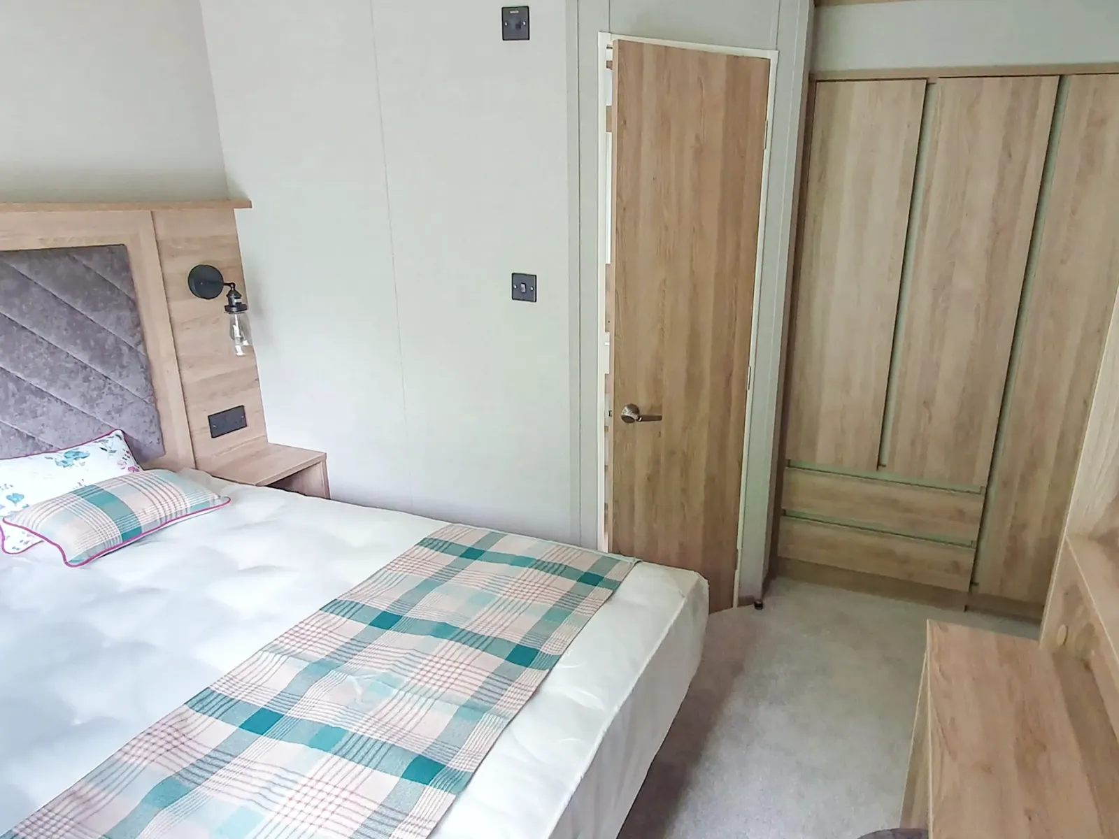 Master bedroom in the 2023 ABI Ingleton holiday home