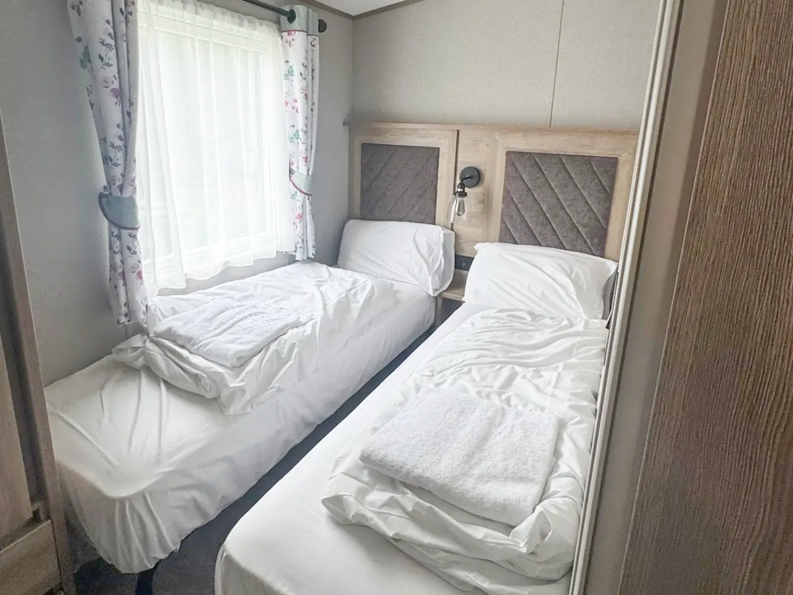 Twin bedroom in the 2023 ABI Ingleton holiday home