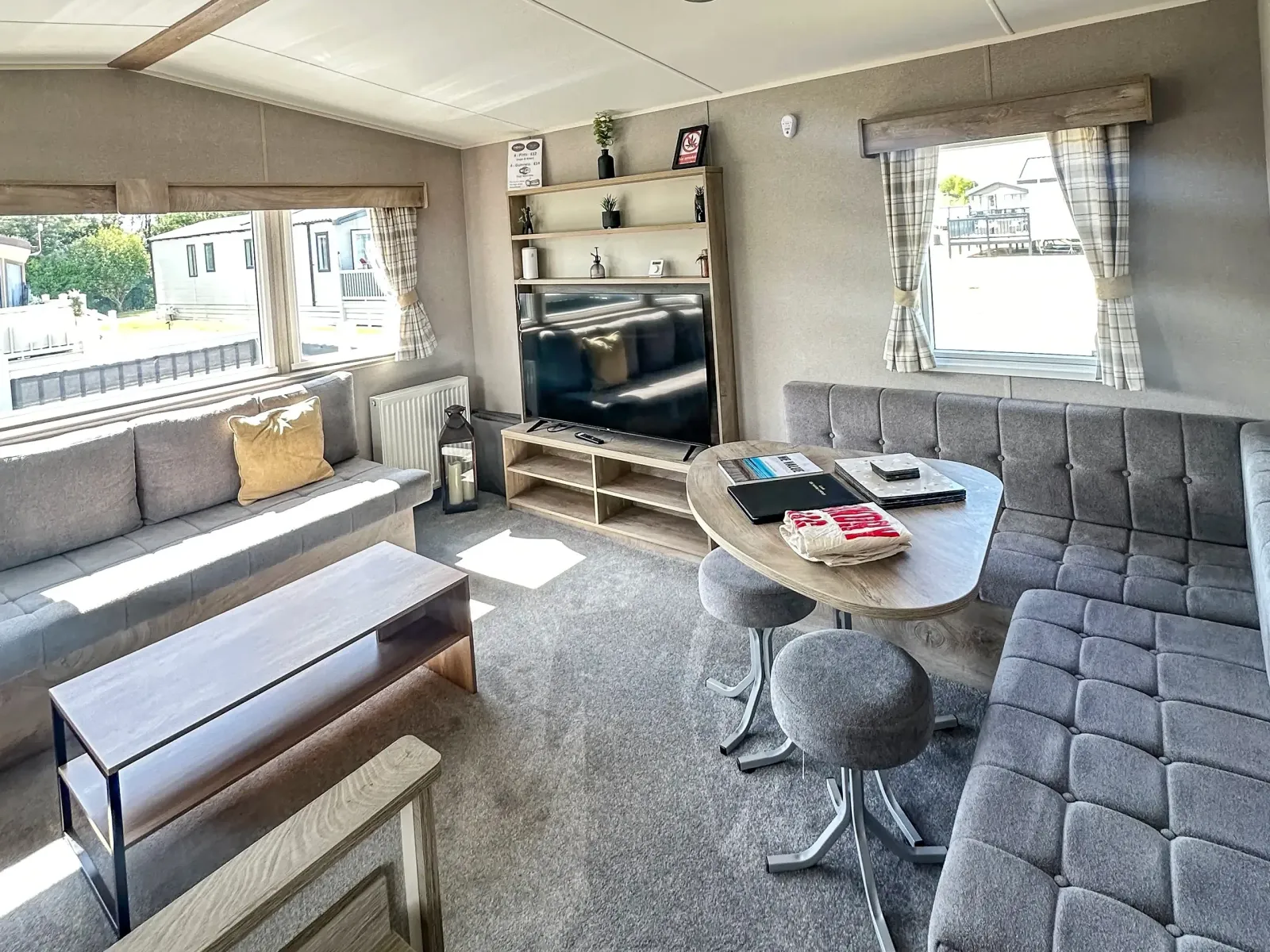 living and dining open plan area on 2026 ABI Seaspray for sale at The Grange