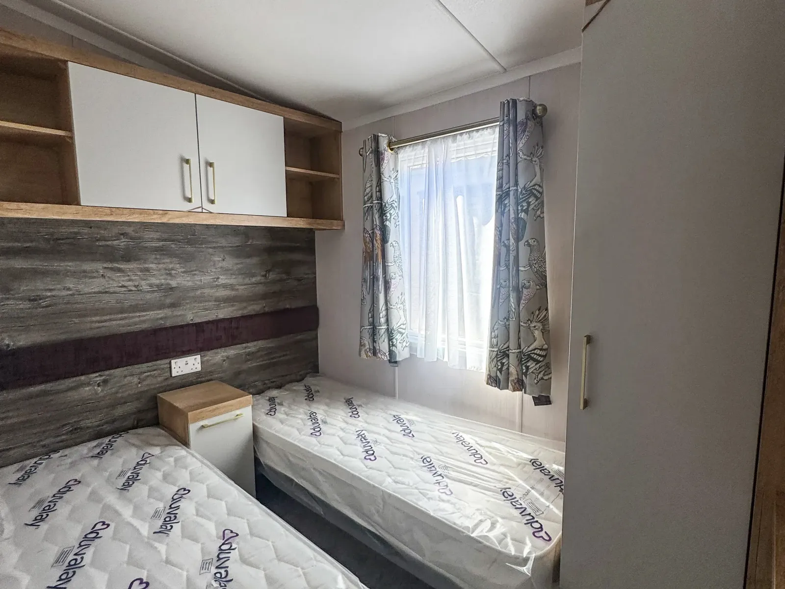 Coastfields 2026 Swift Bordeaux twin bedroom one at Skegness Fields