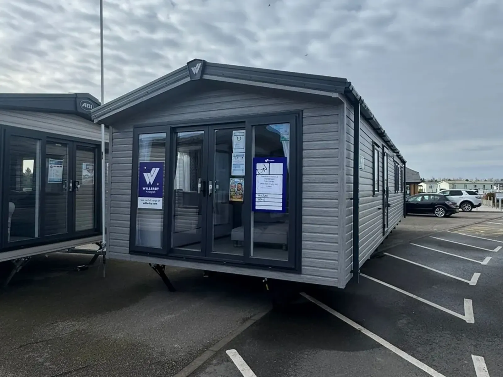 Front exterior view of the 2026 Willerby Malton at Skegness Fields Holiday Park