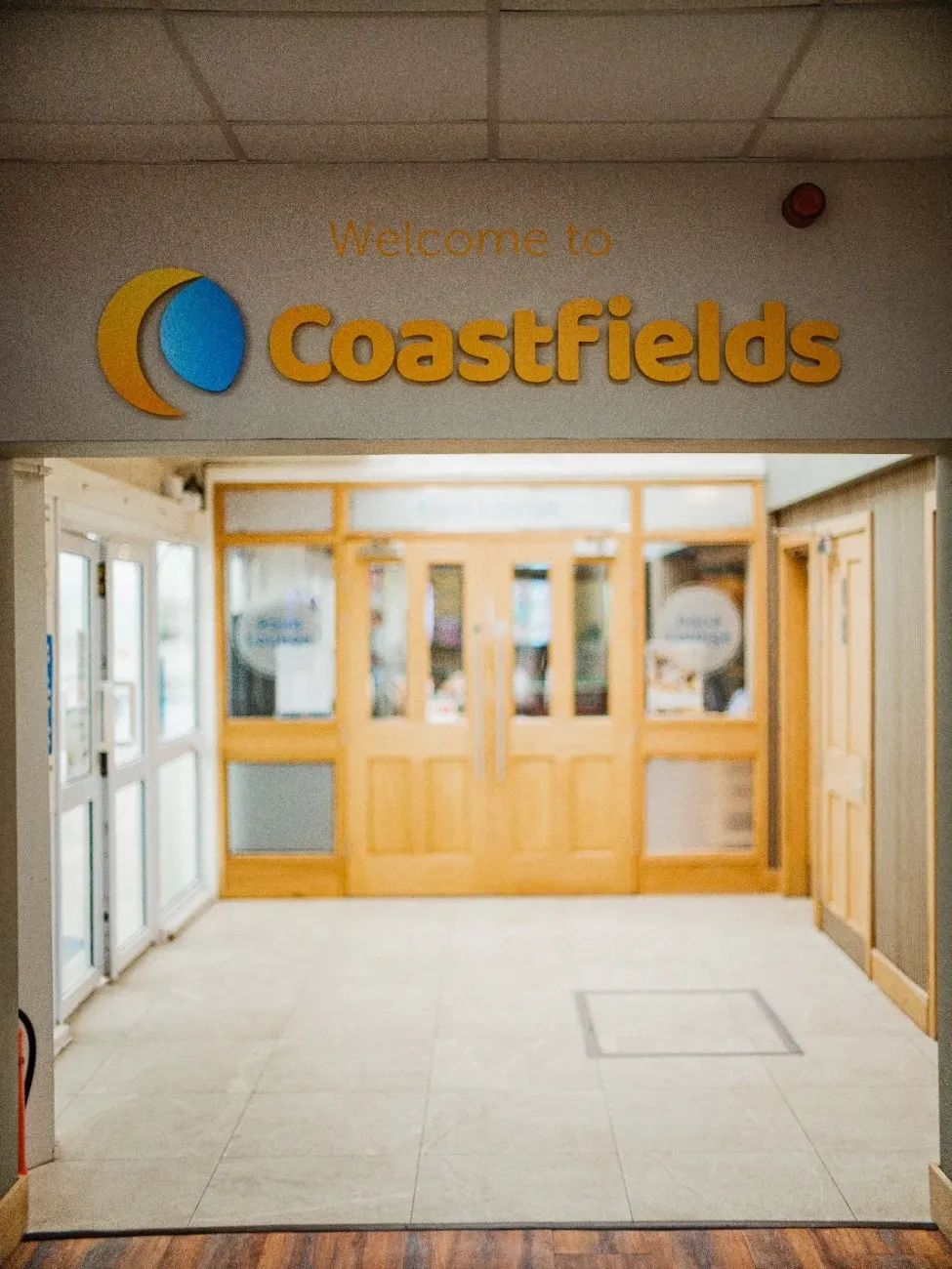 Coastfields Aqua Lounge Entrance Sign