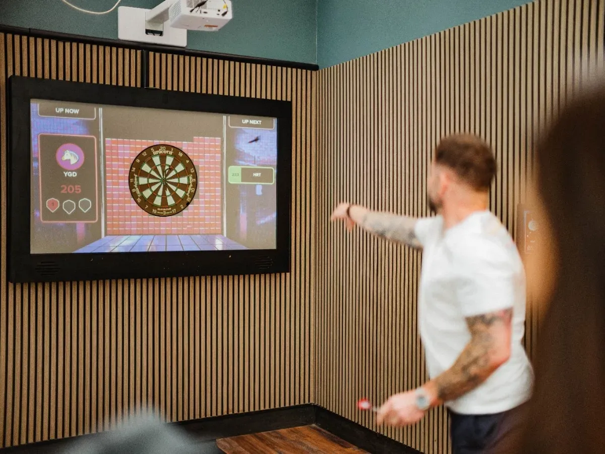 Coastfields Aqua Lounge Table Pool Virtual Darts 3