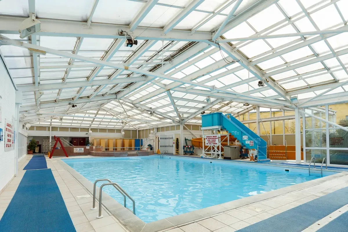 coastfields holiday park indoor pool with waterslide