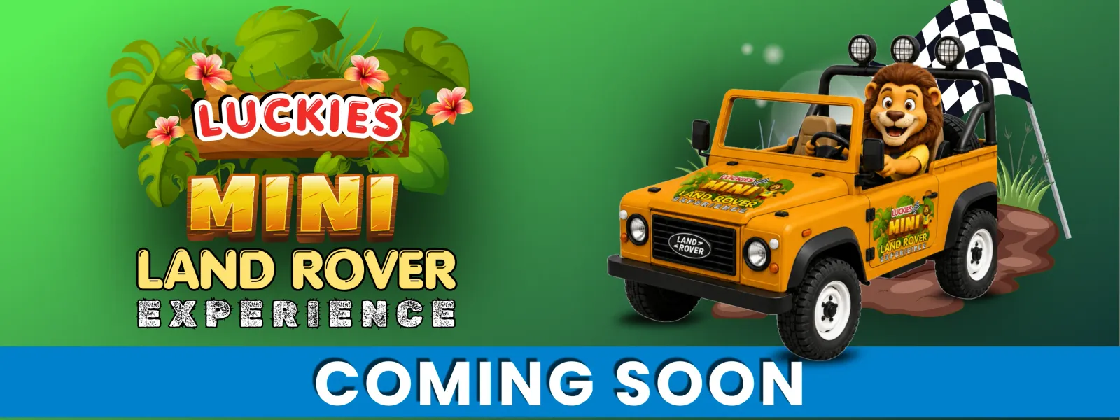 Coming Soon land rover experience banner