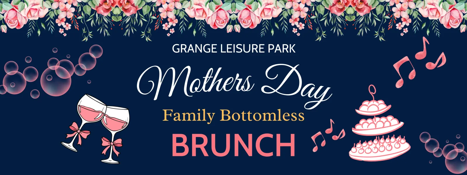 Family bottomless brunch banner