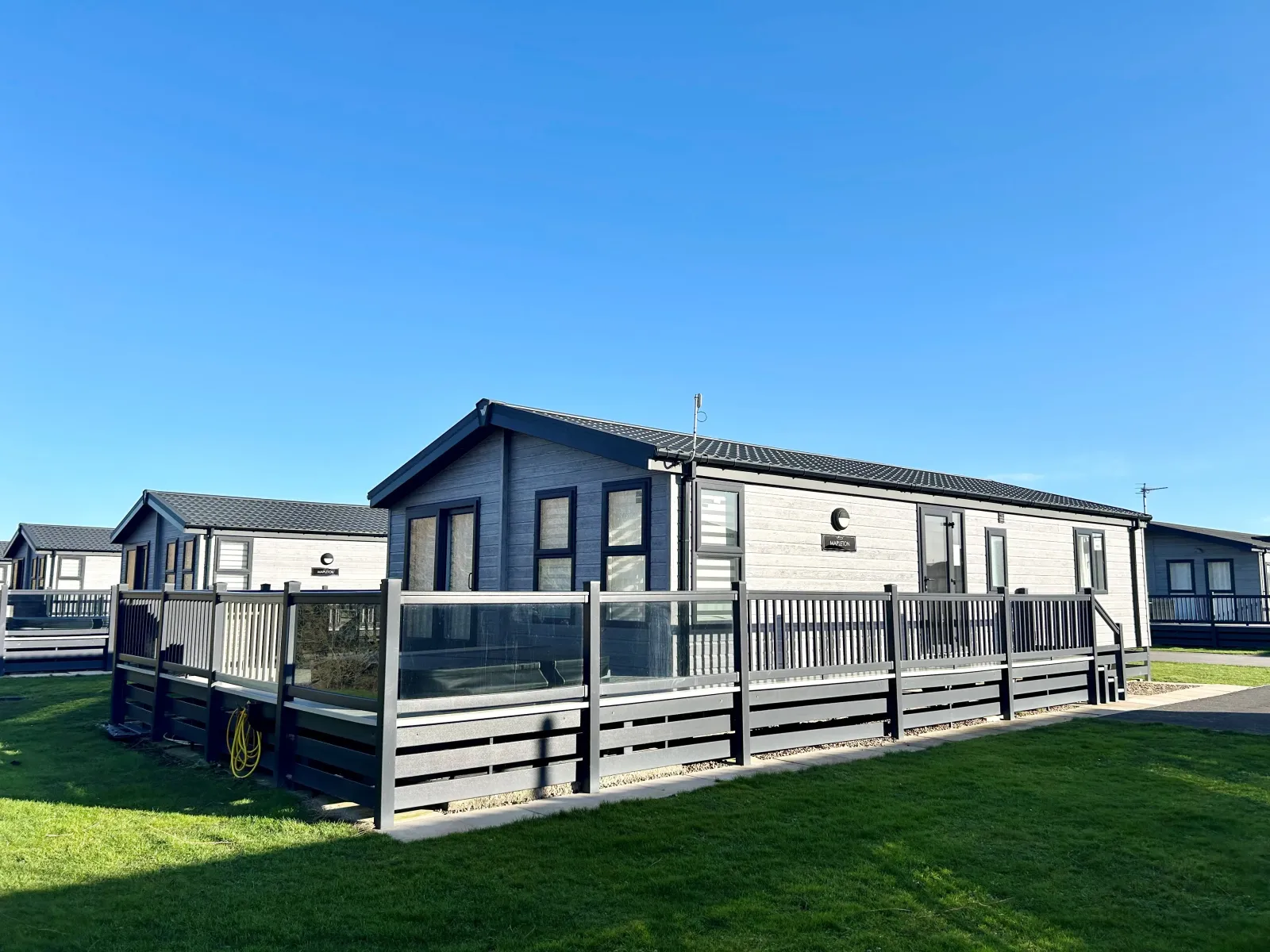 Countryside views from the 2021 Willerby Mapleton lodge at Skegness Fields