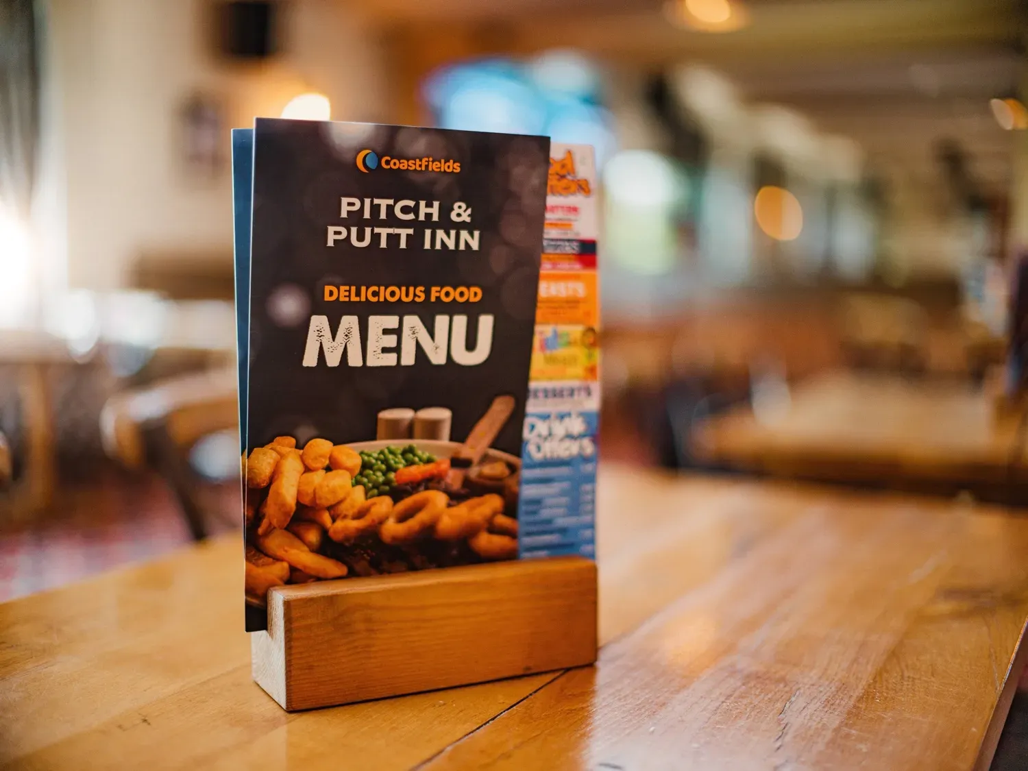 North Shore Pitch & Putt Menu on The Table