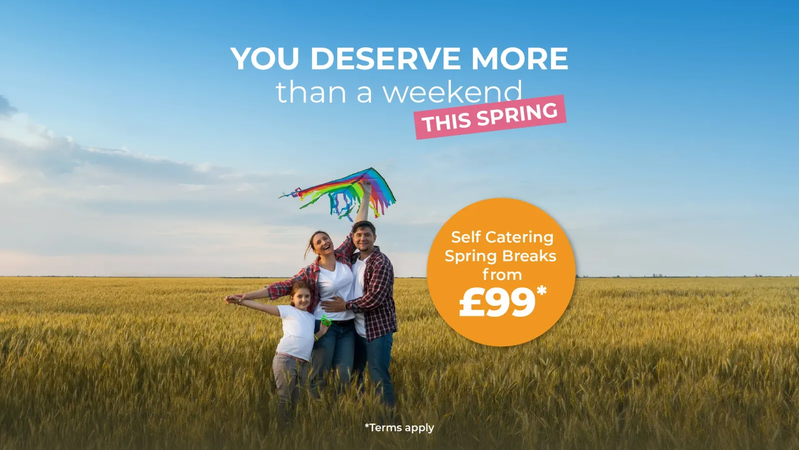 self catering in spring from £99