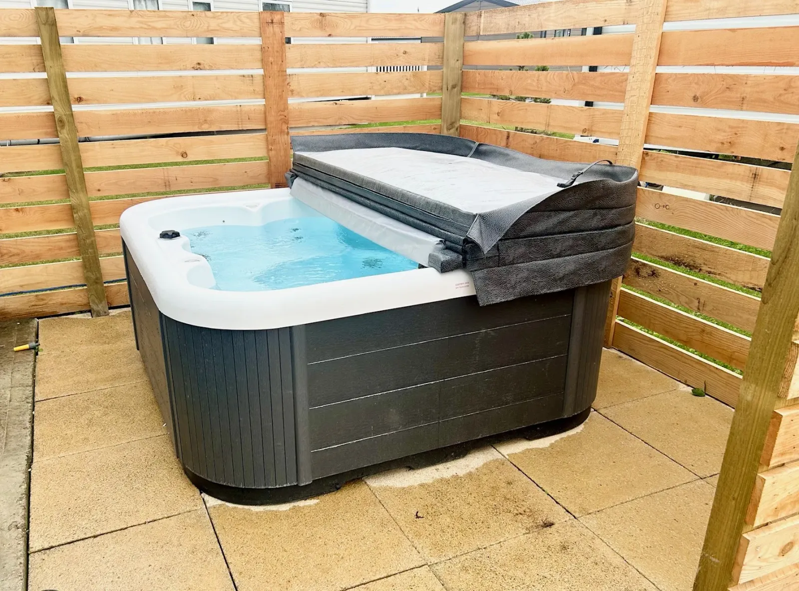Private hot tub at the 2023 Willerby Gainsborough