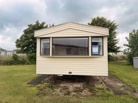Outside view of an ABI Colorado caravan at North Shore Park in Skegness