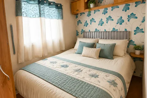 2002 Cosalt Torino Coastfields master bedroom