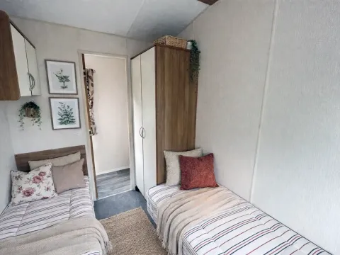Twin bedroom 2 in the 2014 ABI Vista Platinum holiday home