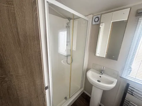 Modern shower room in the 2020 Willerby Sienna holiday home