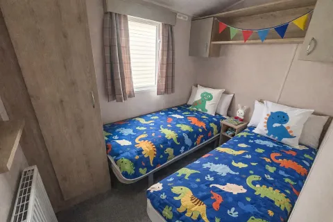 Coastfields 2022 Atlas Mirage Twin Bedroom at Coastfields Holiday Village