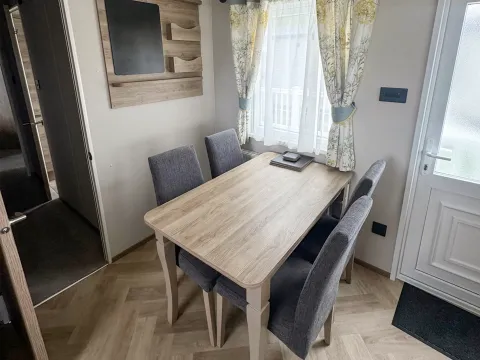 Dining area in the 2023 ABI Ingleton holiday home