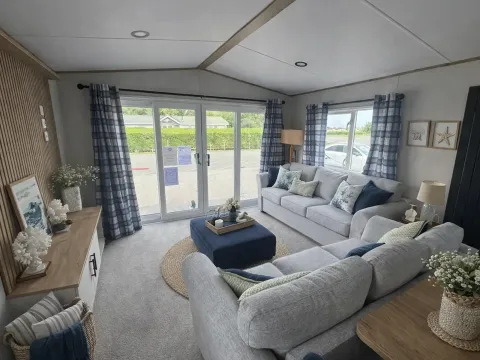 Lounge seating area in the 2026 ABI Louis holiday home