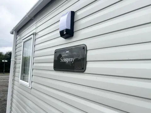 2026 ABI Seaspray 3 bed side exterior at Grange Leisure Park