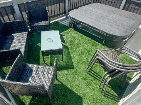 hot and decking included on this 2026 ABI Seaspray at The Grange Leisure Park in Mablethorpe