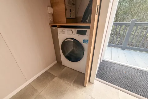 2026 Swift Edmonton Lodge Coastfields utility area with washing machine