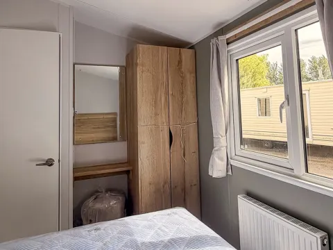 Master bedroom alternative view in the 2026 Willerby Ellerton Extra holiday home