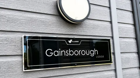 Luxury lounge in the 2026 Willerby Gainsborough lodge