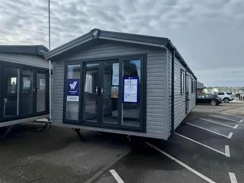 Front exterior view of the 2026 Willerby Malton at Skegness Fields Holiday Park