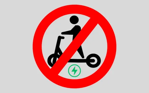 E-scooters are not permitted