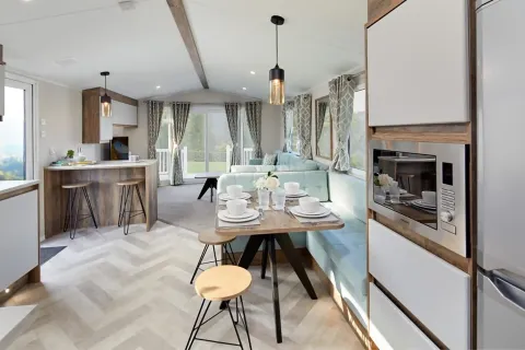 Coastfields 2021 Willerby Brookwood contemporary fitted kitchen