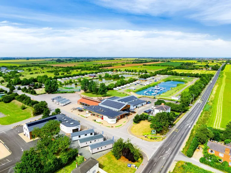 Grange park Aerial Shot Reception Distance View