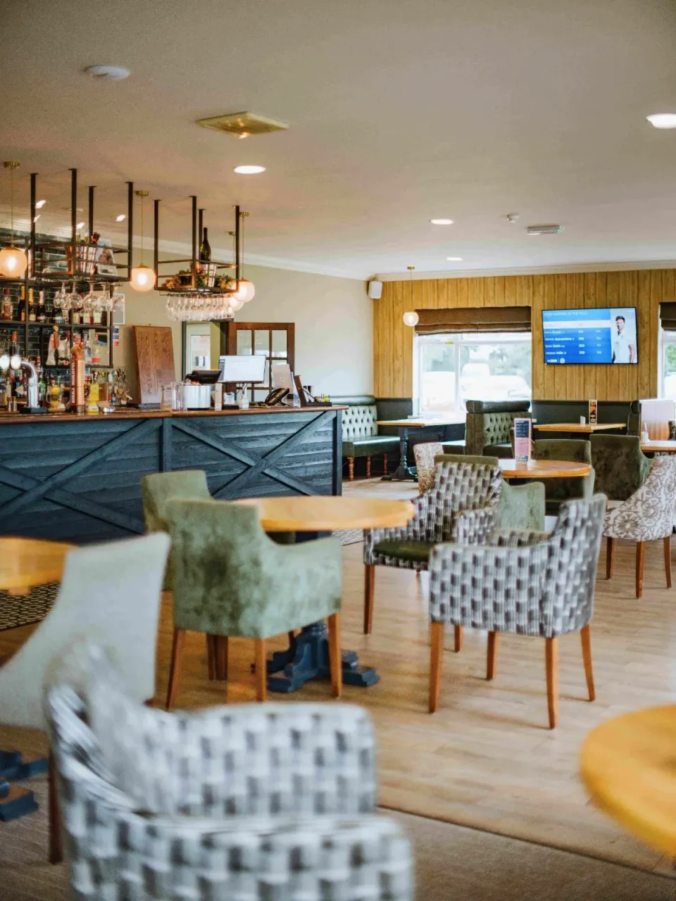Addlethorpe Club house Tables Bar Area 2