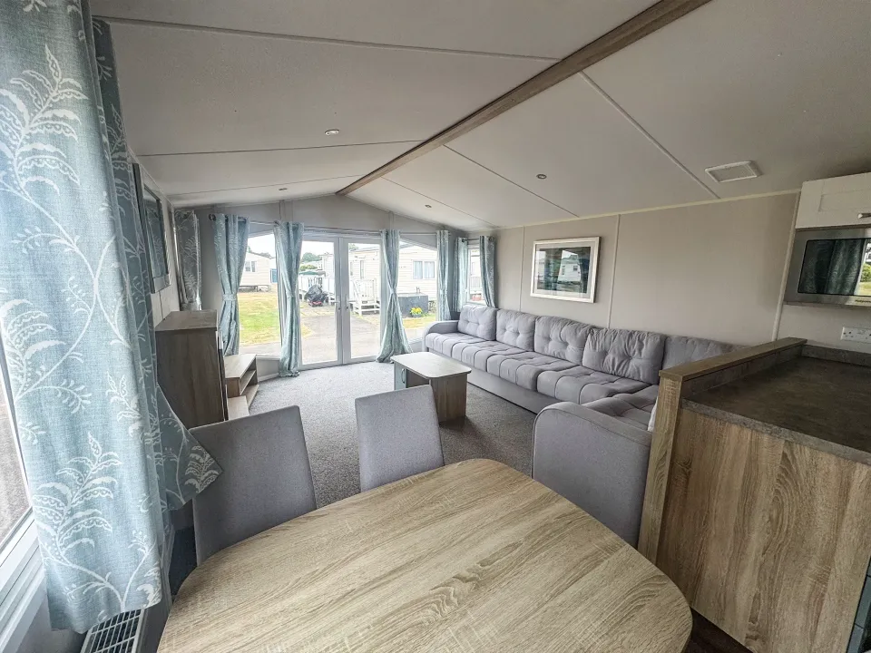 Spacious open-plan lounge inside the 2020 Willerby Sienna