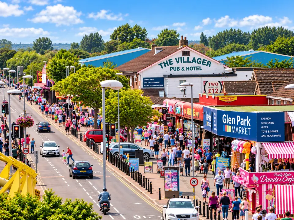Coastfields Glen Market and the Villager Pub in the heart of Ingoldmells