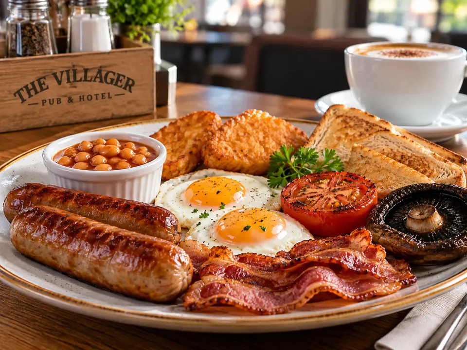 Coastfields Villager Pub in Ingoldmells English Breakfast