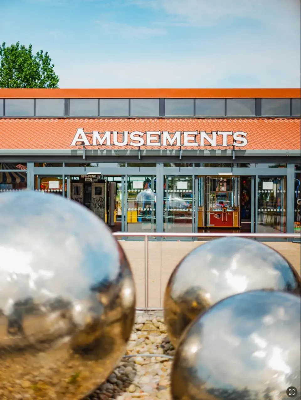 Grange Entrance to the Amusements
