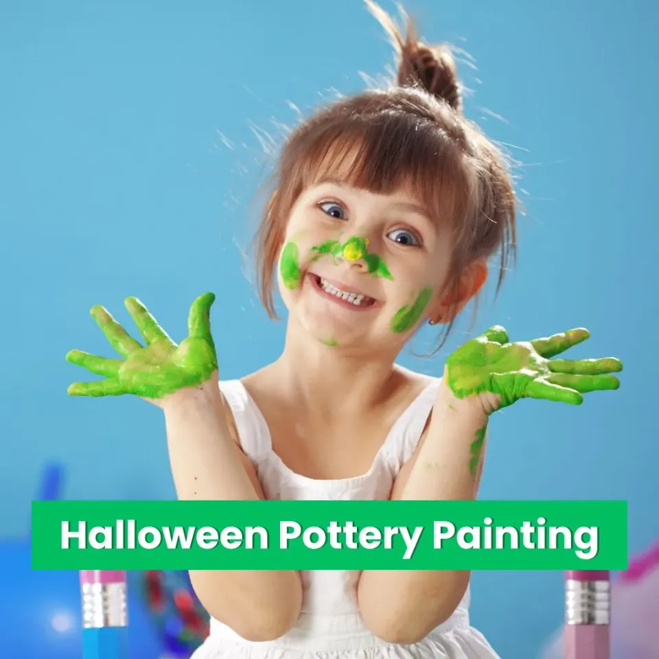 Halloween Pottery Painting