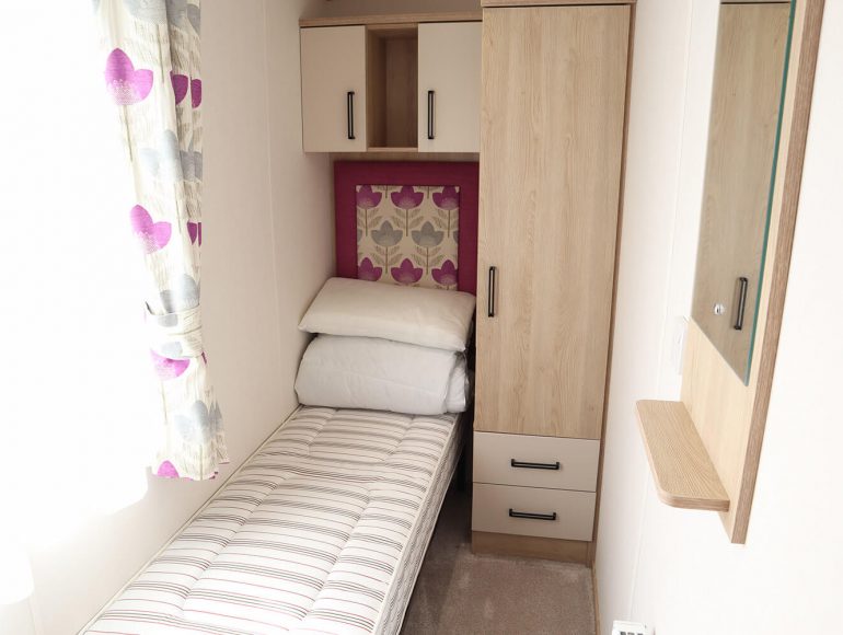 Platinum caravan twin bedroom