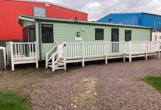 Willerby Winchester 38′ x 12′ 2 bedrooms 6 berth DG CH, verandas included.